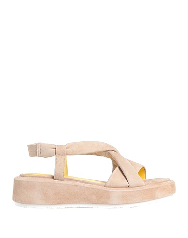 CALPIERRE Sandals Khaki Leather
