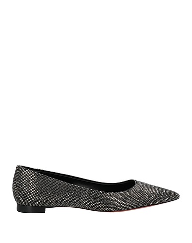 SANTONI Ballet flats Black Soft Leather