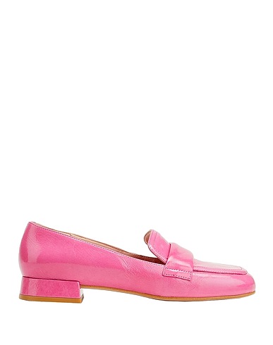 8 by YOOX Loafers POLISHED LEATHER LOAFERS
 Pink 100% Calfskin