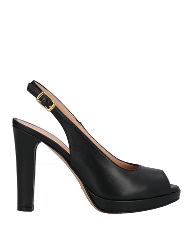 CALPIERRE Sandals Black Soft Leather