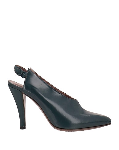 BEHNAZ KANANI Pump Deep teal Soft Leather
