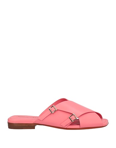SANTONI Sandals Pink Soft Leather