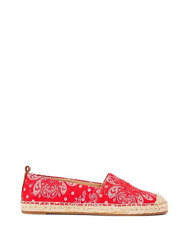 LAUREN RALPH LAUREN Espadrilles CAMERYN III PRINT CANVAS ESPADRILLE
 Red Textile fibers