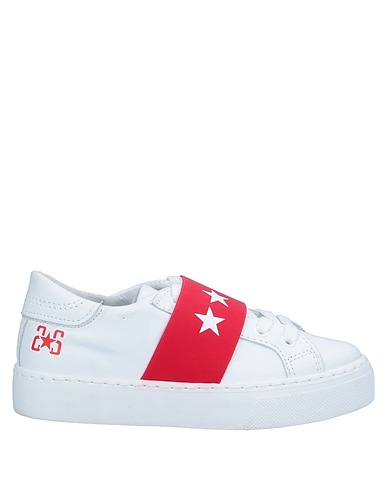 2STAR Sneakers White Soft Leather