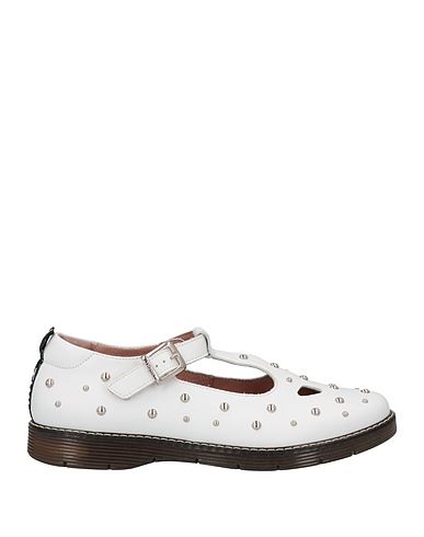 TWINSET Ballerine Bianco Pelle