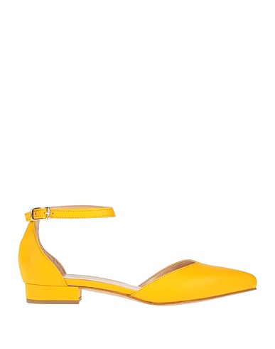 CALPIERRE Ballerinas Ringelblume Kalbsleder