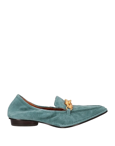 TORY BURCH Loafers Pastel blue Leather