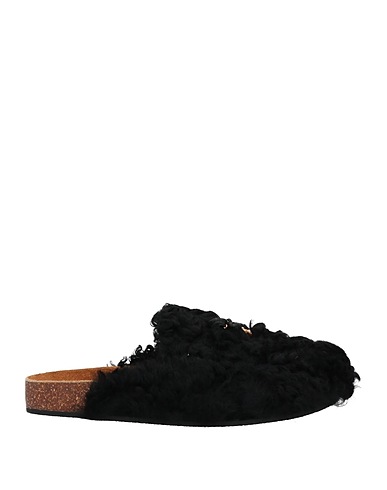 TORY BURCH Mules and clogs Black Sheepskin, Shearling