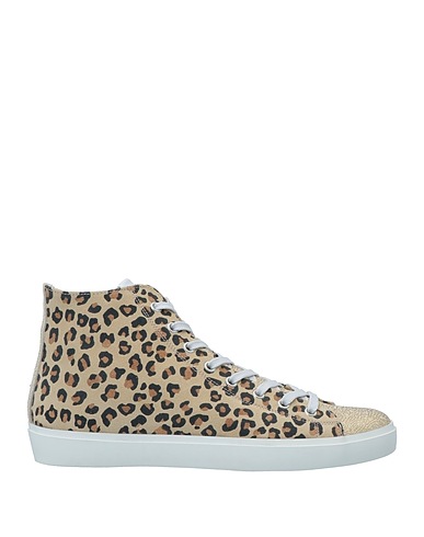 LEATHER CROWN Sneakers Beige Soft Leather