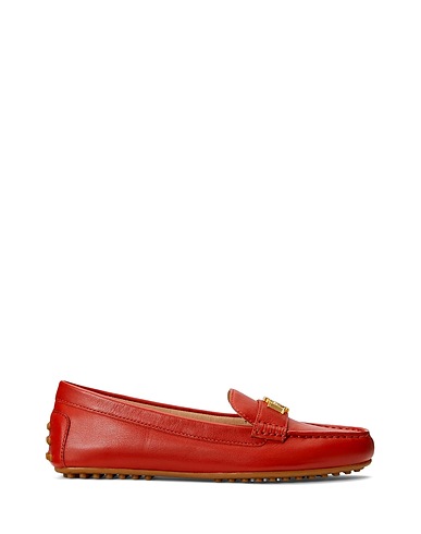 LAUREN RALPH LAUREN Loafers Brick red 100% Bovine leather