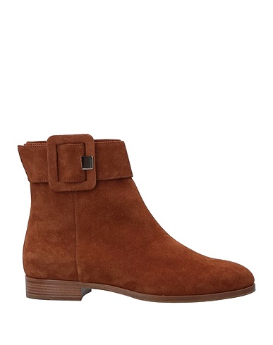 SERGIO ROSSI Ankle boot Brown Soft Leather