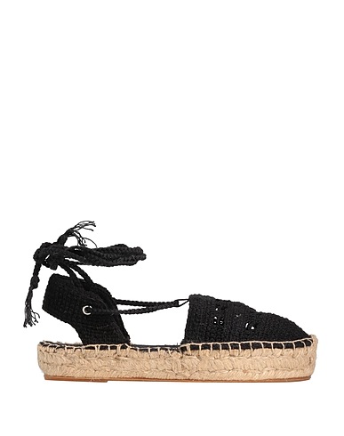 APEPAZZA Espadrilles Black Textile fibers