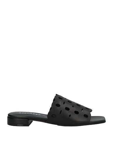 APEPAZZA Sandalen Schwarz Leder
