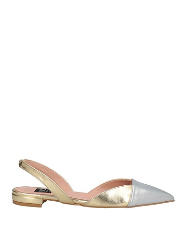 ISLO ISABELLA LORUSSO Footwear Silver Textile fibers