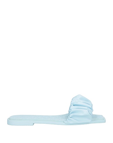 SANTONI Sandals Sky blue Soft Leather