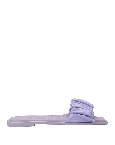SANTONI Sandals Lilac Soft Leather