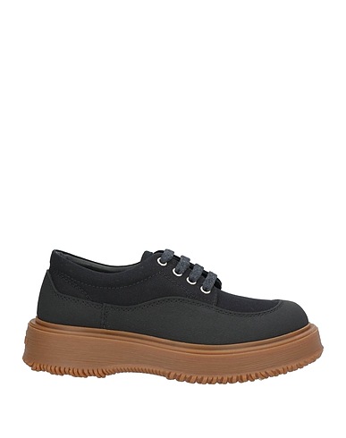 HOGAN Laced shoes Black Textile fibres