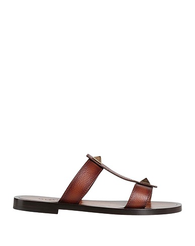 VALENTINO GARAVANI Sandals Brown Soft Leather