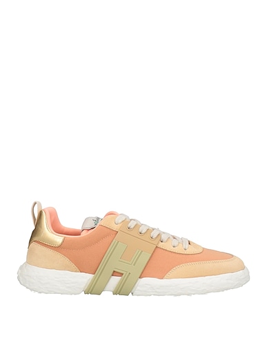 HOGAN Sneakers 3R Beige Leather, Textile fibers