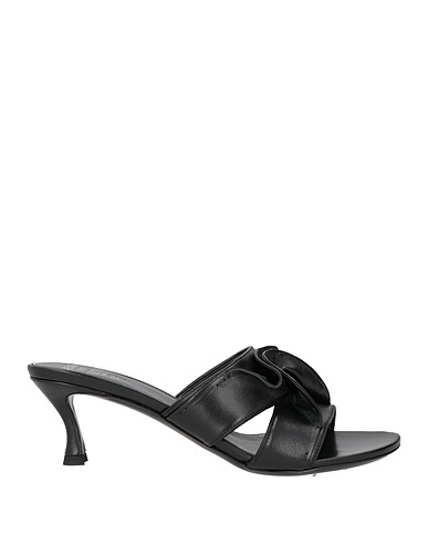 VALENTINO GARAVANI Sandals Black Soft Leather
