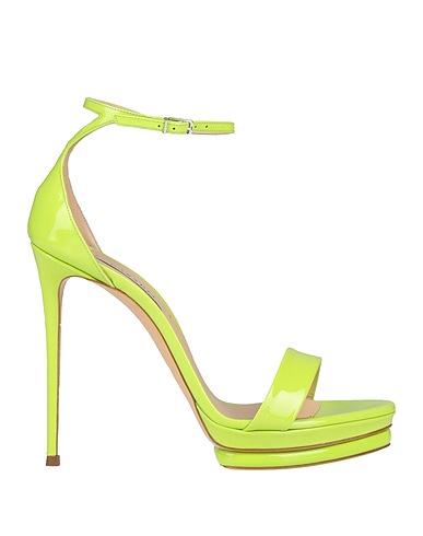 CASADEI Sandals Light green Leather