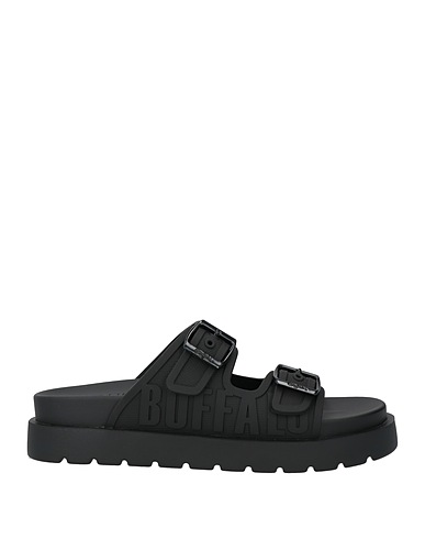 BUFFALO Sandals Black Rubber