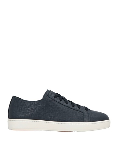 SANTONI Sneakers Midnight blue Soft Leather