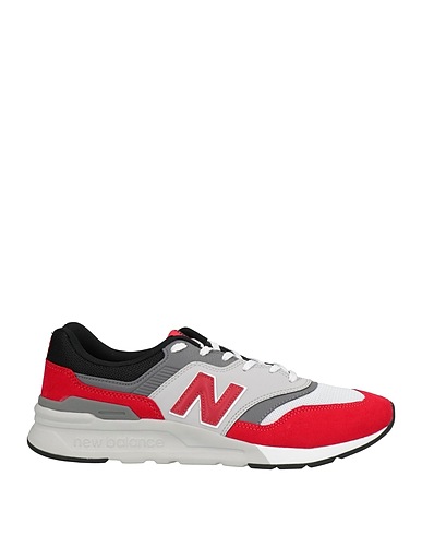 NEW BALANCE Sneakers Light grey Leather, Textile fibres