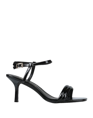 VERO MODA Sandalen Schwarz 100% Gewebefasern