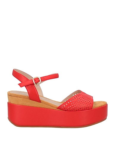 LUCIANO BARACHINI Sandals Coral Leather