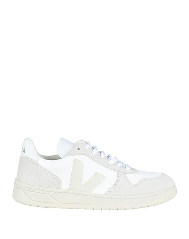 VEJA Sneakers V-10
 White Soft Leather, Textile fibers