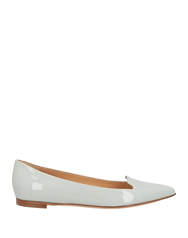 SERGIO ROSSI Loafers Light grey Soft Leather