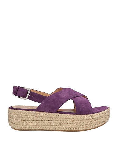 SERGIO ROSSI Espadrilles Purple Soft Leather