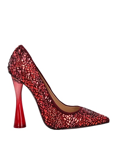 JULIA HAART Court Brick red Leather