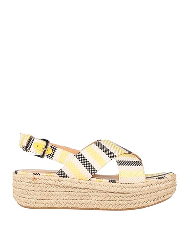 SERGIO ROSSI Espadrilles Beige Textile fibres