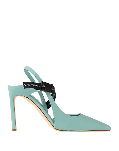 DEL CARLO Pump Turquoise Soft Leather