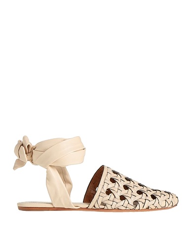 TORY BURCH Mules and clogs Cream Calfskin