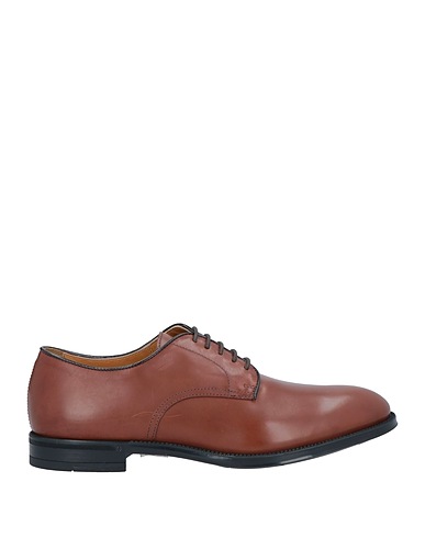 DOUCAL'S Laced shoes Tan Calfskin