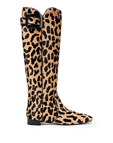 ROGER VIVIER Boots Beige Soft Leather