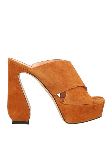 SI ROSSI by SERGIO ROSSI Sandals Tan Soft Leather