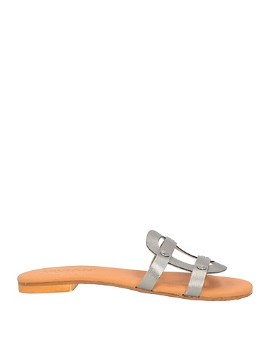 VIVIAN Sandals Silver Soft Leather