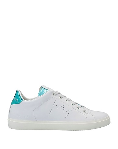 LEATHER CROWN Sneakers White Soft Leather