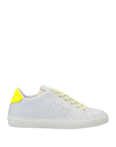 LEATHER CROWN Sneakers White Soft Leather