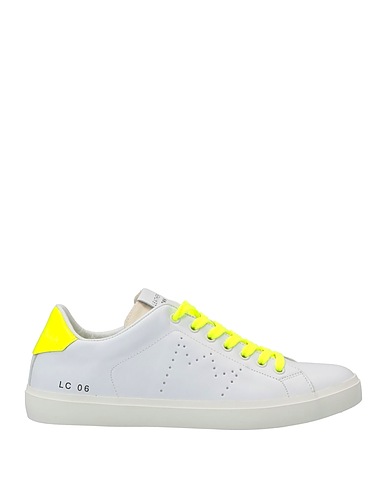 LEATHER CROWN Sneakers White Soft Leather