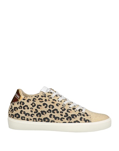 LEATHER CROWN Sneakers Beige Soft Leather