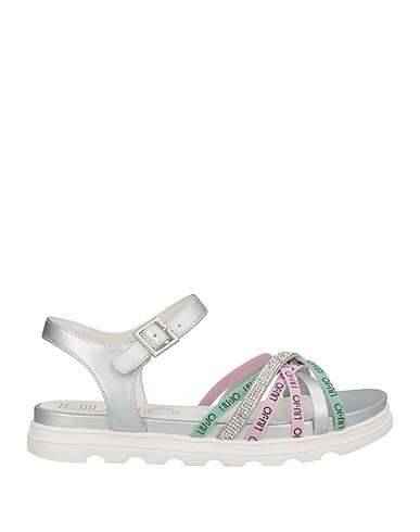 LIU •JO Sandals Silver Textile fibres