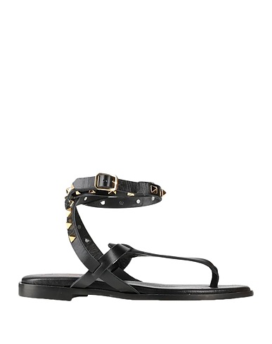 VIVIAN Flip flops Black Soft Leather