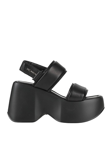 VIC MATIĒ Sandals Black 100% Soft Leather