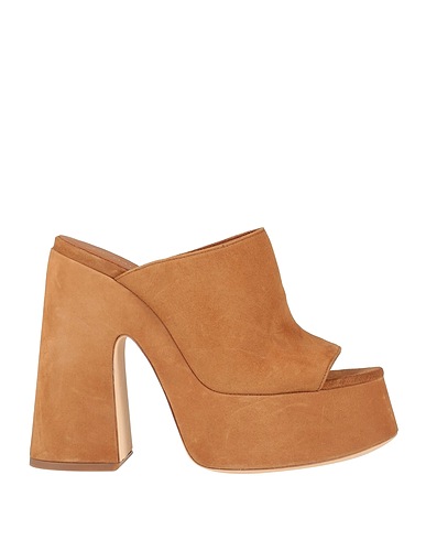 VIC MATIĒ Sandals Camel 100% Leather