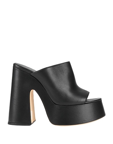 VIC MATIĒ Sandals Black 100% Soft Leather